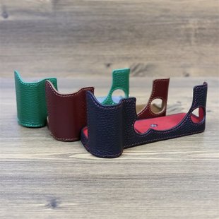 适用于富士XT5真皮相机皮套底座fujifilm xt5半套外壳摄影保护包