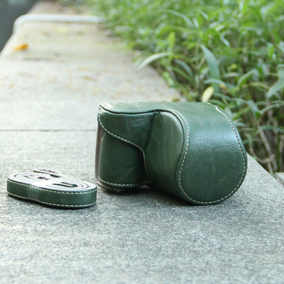 适用于索尼A5100相机包保护微单A5000 Nex-3N 16-50mm皮套带底座