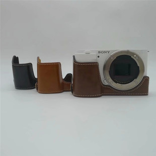 适用于索尼 ZVE10 保护皮套 Sony zve10 半包底座相机壳 摄影包