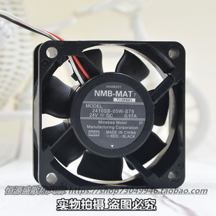 05w s79 0.17A NMB 安川变频器静音风扇 24v 2410sb 6025 原装 6cm