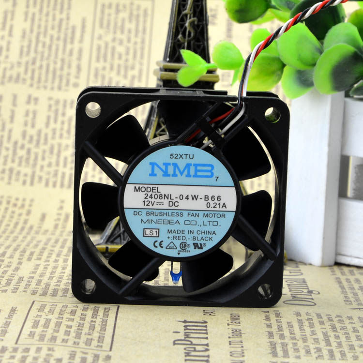 原装 2408NL-04W-B66 12V 0.21A 6CM 6020温控服务器 CPU风扇