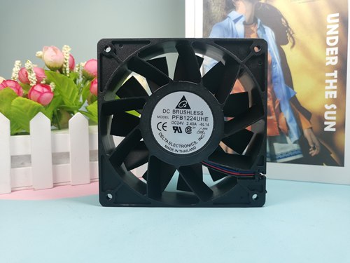 PFB1224UHE 全新台达 12038 24V 2.40A 12CM大风量暴力变频器风扇
