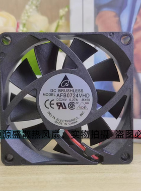 原装 台达 AFB0724VHD 24V 0.27A 7CM 7020 双滚珠变频器散热风扇