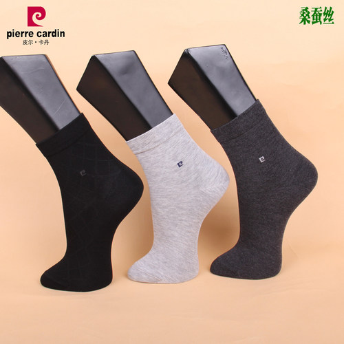 绅士风桑蚕丝吸汗透气男袜