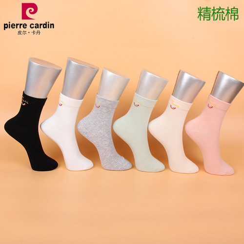 双包棉袜皮尔卡丹防臭女