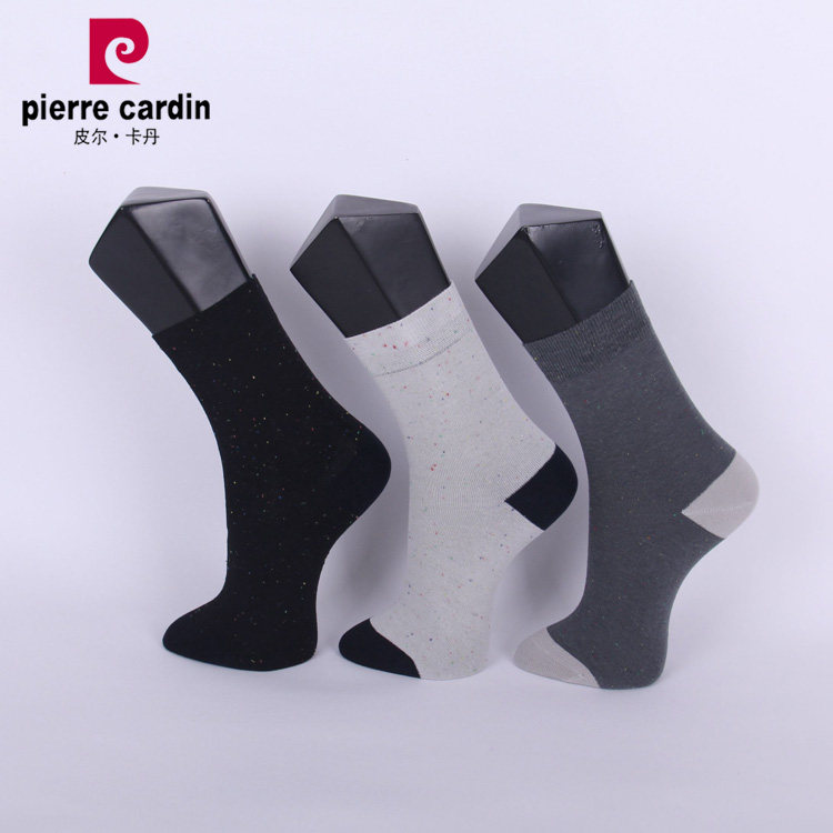 满5双包邮 皮尔卡丹 男棉袜8436 商务休闲袜 38-42码 精梳棉65%