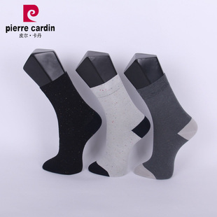 男棉袜8436 皮尔卡丹 商务休闲袜 精梳棉65% 满5双 42码 包邮