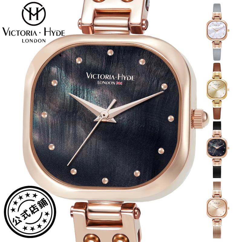 日本代购 victoria hyde london 女士英伦复古小方表盘商务手表