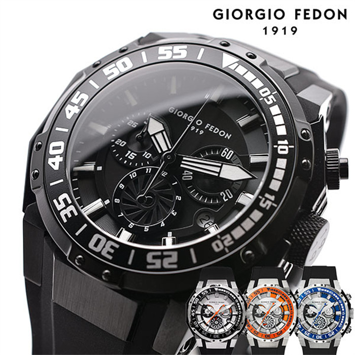 日本代购 giorgio fedon 1919 男款潮流深度防水1000米运动手表