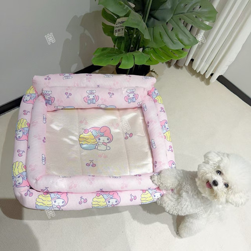 2025新款夏季清爽宠物凉感窝狗狗冰丝凉席垫不粘毛猫窝小型犬沙发