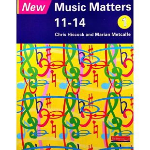 原版引进NewMusicMatters1114系列英语音乐教育彩色章节书专为青少年设计的音乐教材涵盖表演作曲聆听评价等核心技能适合1114岁