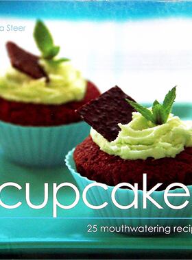 英语原版引进25道令人垂涎的食谱烘焙入门纸杯蛋糕Recipe亲子共读全彩图文步骤详解适合1114岁青少年家庭烘焙爱好者基础配方装饰