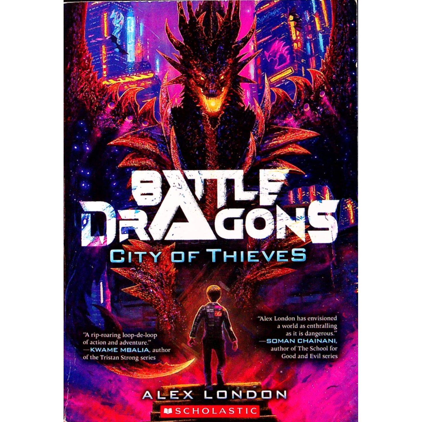 英语原版书战斗龙系列盗贼之城奇幻冒险青少年文学BattleDragons亚历克斯伦敦创作讲述人类与巨龙共存的城市中少年Abel为保护家