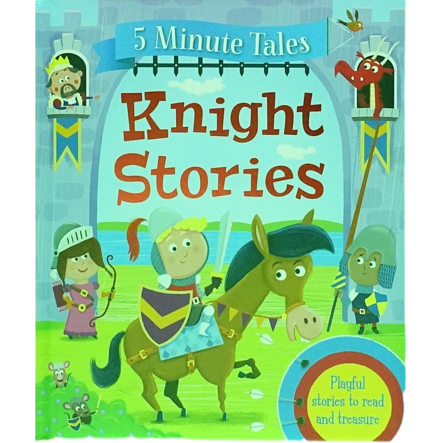 五分钟故事系列骑士故事英语原版书亲子共读绘本Knight适合36岁儿童睡前阅读的趣味骑士故事集包含五个关于勇敢骑士的五分钟小故