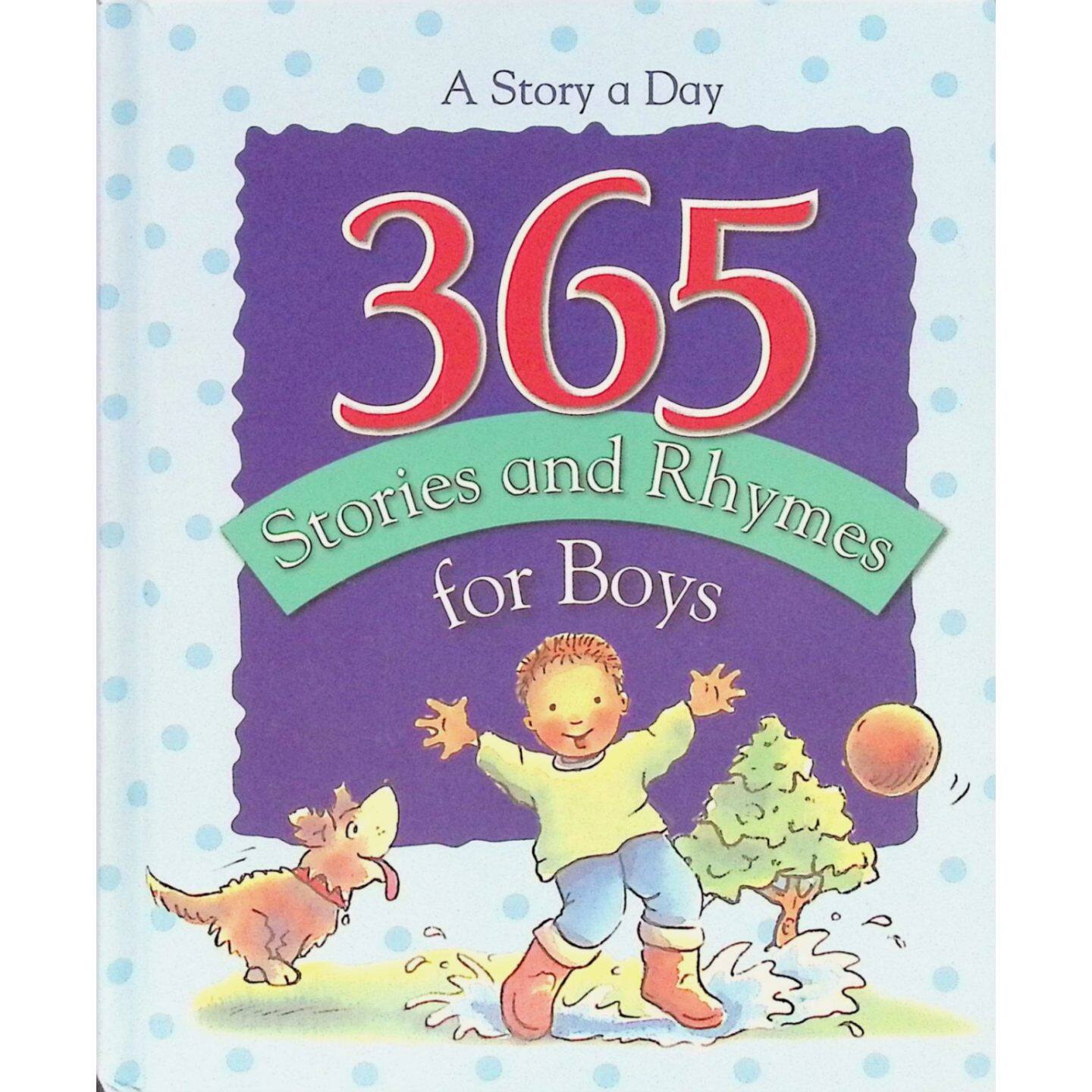 英语原版引进男孩的365个故事和童谣绘本每日一个故事系列Story亲子共读36岁适读培养阅读习惯拓展词汇想象力