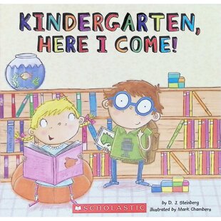 英语原版书幼儿园我来了绘本亲子共读Kindergarten入学准备DJ斯坦伯格创作马克钱伯斯插画学乐出版社出品适合36岁儿童阅读的幼儿