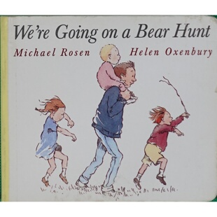 英语原版书小西蒙经典硬页书我们要去猎熊BearHunt麦克罗森著海伦奥克森伯里绘亲子共读绘本36岁儿童自然冒险故事朗朗上口韵律