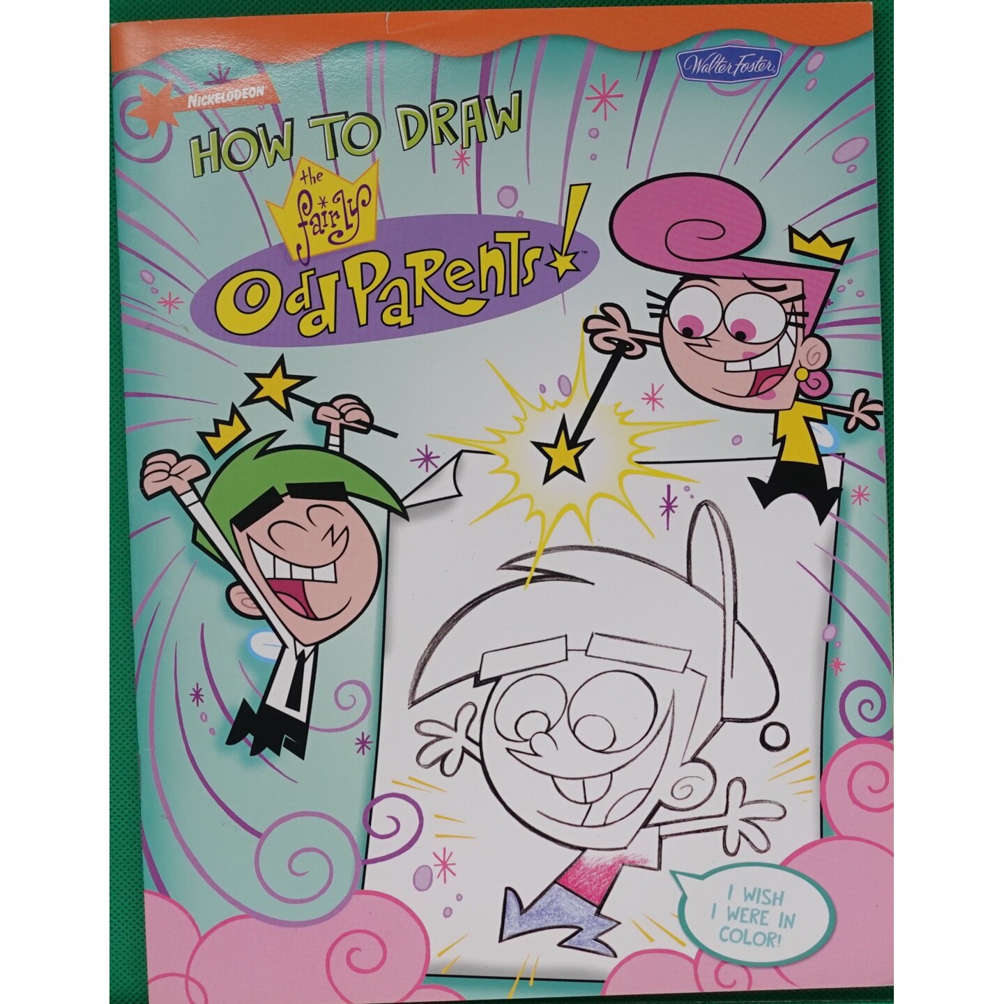 英语原版书如何画出反斗家族卡通绘画教程FairlyOddParents专为喜欢动画片的孩子设计通过简单步骤学习绘制TimmyTurner等角色培