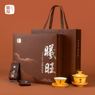 曦瓜曦旺老枞水仙256克32泡曦瓜水仙茶叶武夷岩茶花果香礼盒装