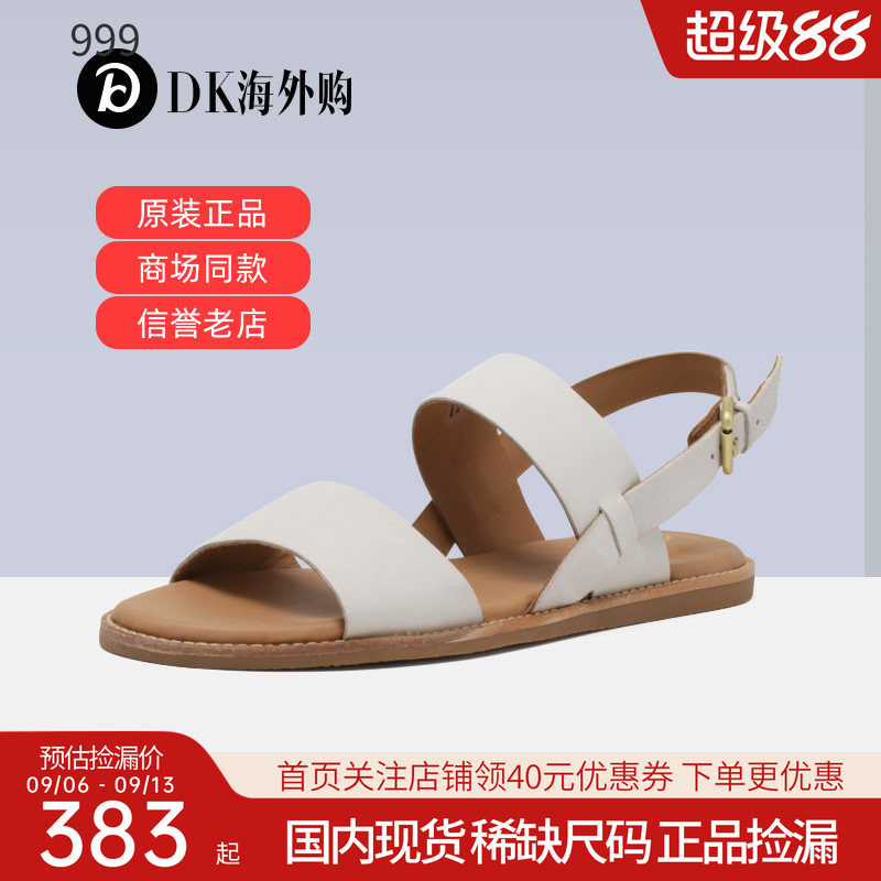 clarks其乐平底休闲女鞋露趾凉鞋图片