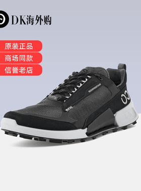 ECCO爱步男鞋新款透气运动鞋低帮鞋户外登山鞋健步越野823814现货