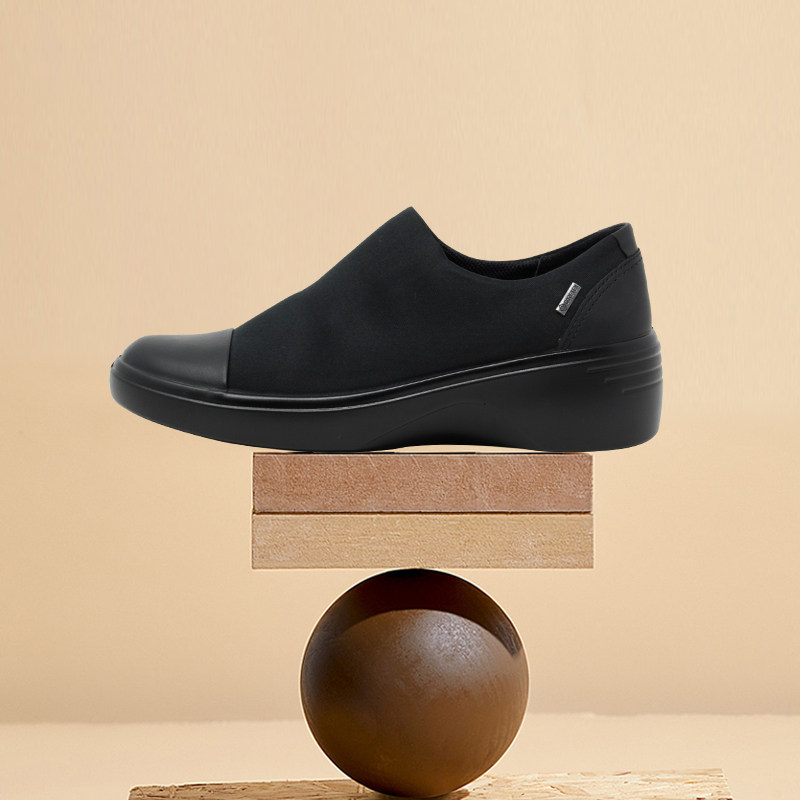 ECCO爱步女鞋时尚休闲防水一脚蹬坡跟豆豆柔酷7号 470913国内现货,女鞋,浅口单鞋,淘宝优惠券,粉丝福利购,淘宝优惠卷