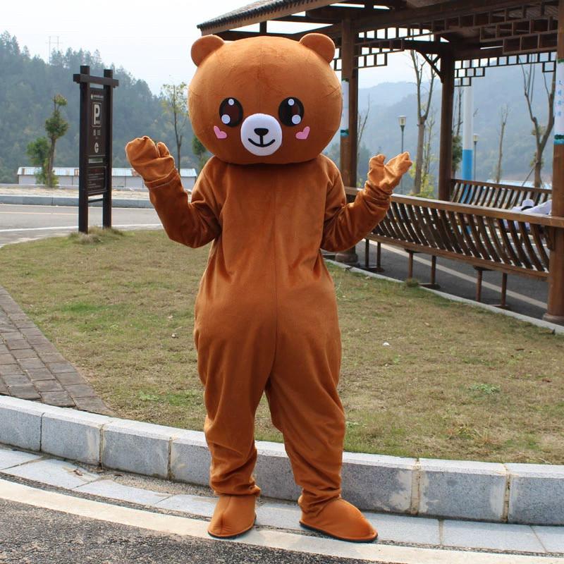 布朗熊人偶扮演，派对聚会生日宴商务服务