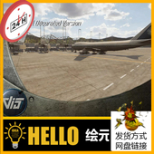 High Detail Airport Unity3D高细节机场场景 Full Version