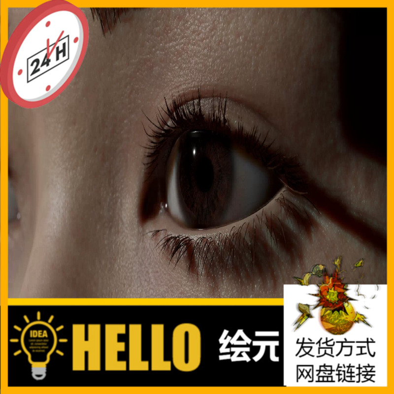 3dscanstore女孩影视游戏扫描模型zbrush八猴ToolbagHD_Male_06