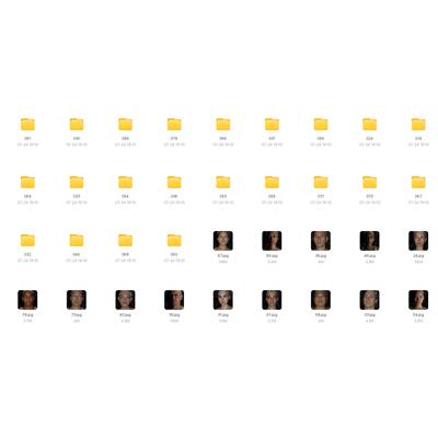 VFace - Texturing xyz 素材包91g 包含obj 贴图等真实人类