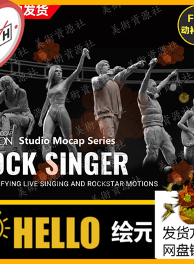 iClone动画Actorcore动作Rock Singer摇滚歌手
