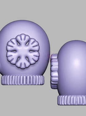 圣诞雪花手套三维立体图电脑圆雕雕刻图纸stl文件3d打印模型1833