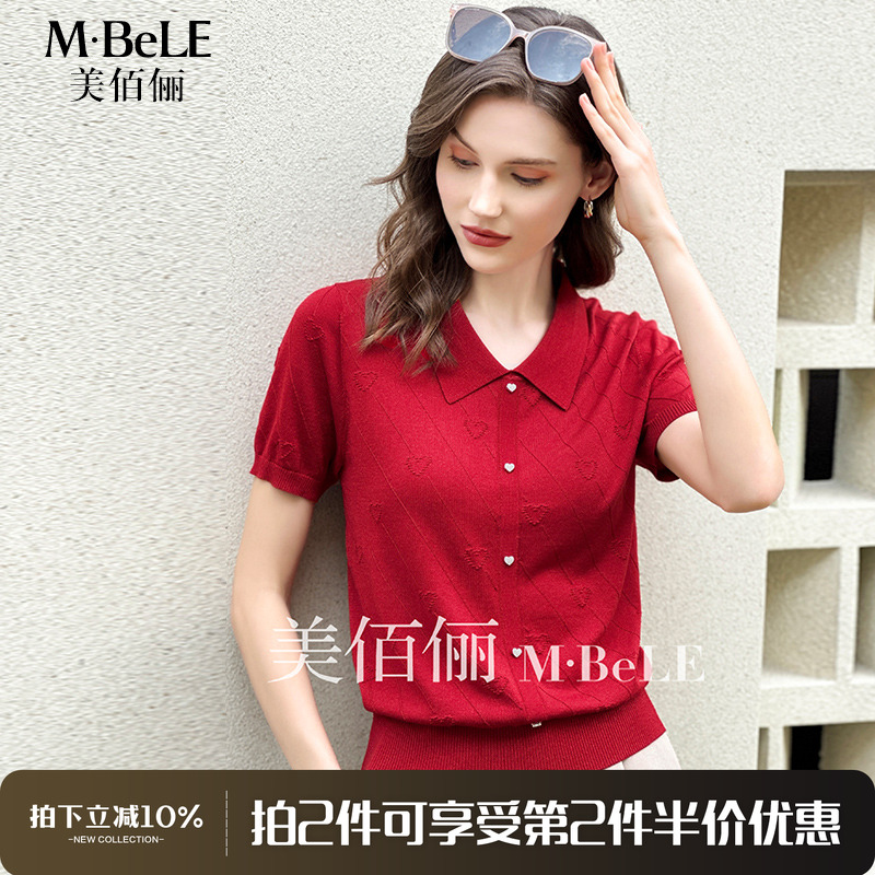 煤老板2025夏季新款针织衫