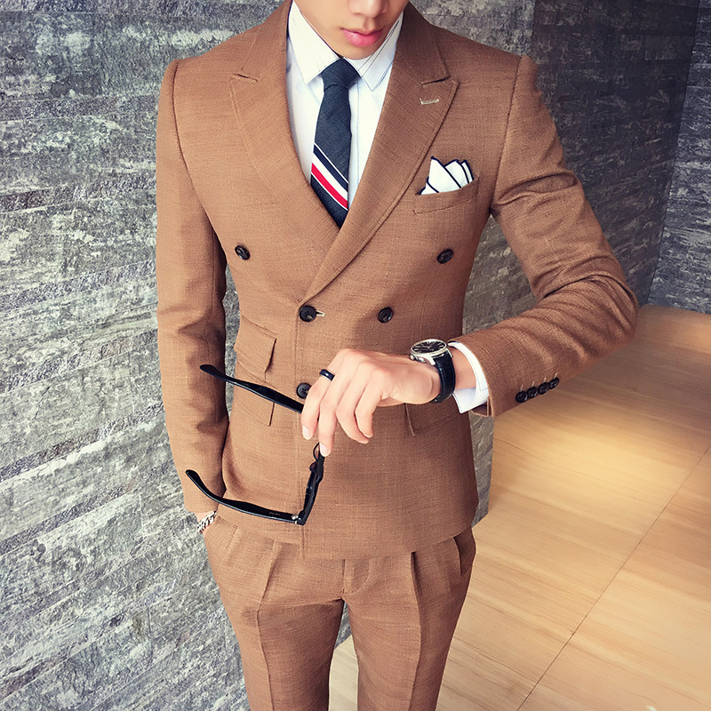 Costume homme en coton pour automne - Ref 1548894 Image 1