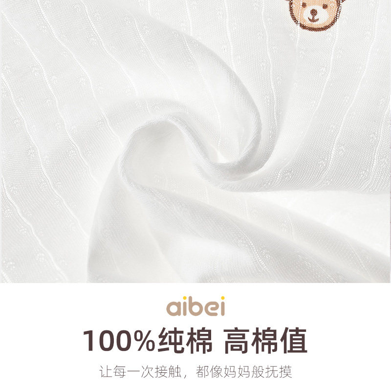 宝宝短袖家居服套装纯棉夏季薄款打底睡衣上衣男女初生婴儿空调服