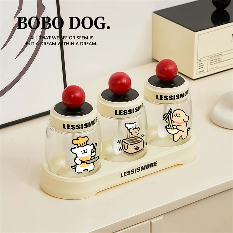 卡通厨房调味料罐组合装