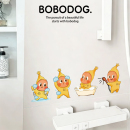 星星人浴室装 饰墙贴卫生间厕所瓷砖贴纸遮丑补洞防水自粘壁纸可爱