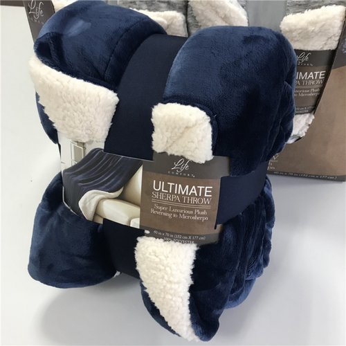 昆凌同款纯色保暖羊羔绒冬季毛毯