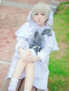 缘之空春日野穹cos服穹妹兔耳洋装cosplay服装女装lolita裙 兔子