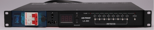 中国ABL LA-80II 8路电源时序器带电压显示大功率