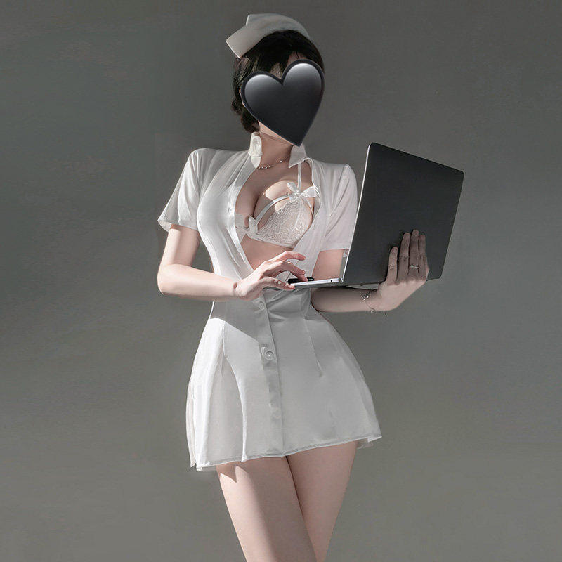 护士服制服套装cos性感刺激内衣纯欲床上角色扮演情趣睡衣服qqny