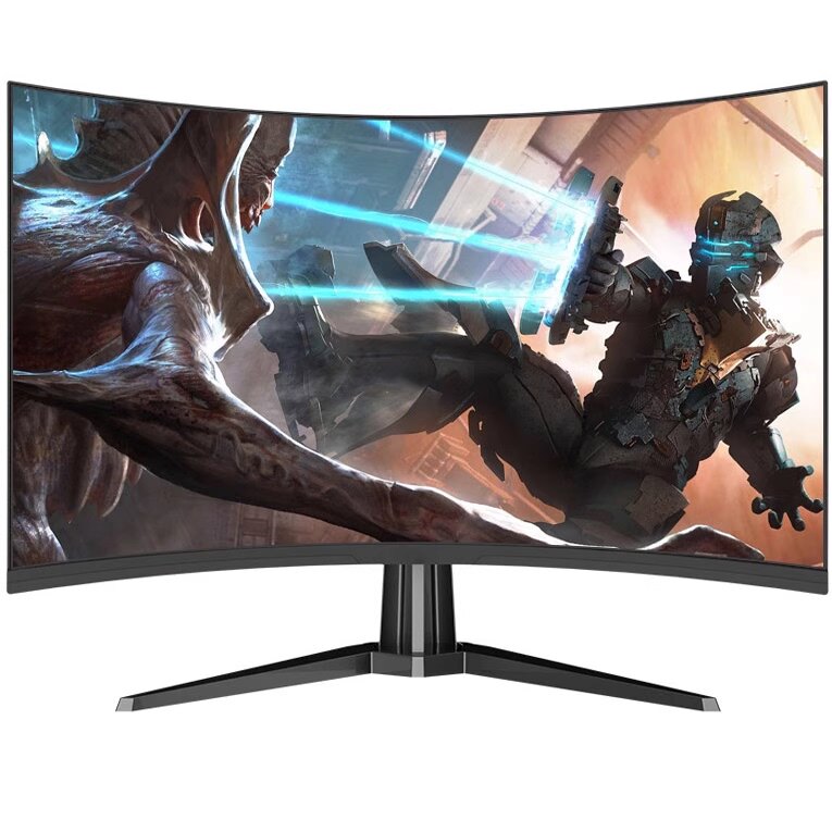 24/27寸高清曲面显示器/27寸2K直面显示器/32寸2K165hz曲面显示器