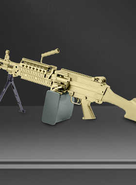 zy战鹰mk46电动连发机枪加特林重机关枪吃鸡大菠萝m249成人玩具枪