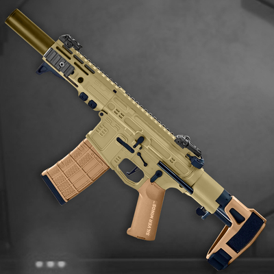 精击slr四代4成人仿真电动连发玩具枪模型下场对战wargame装备4.0