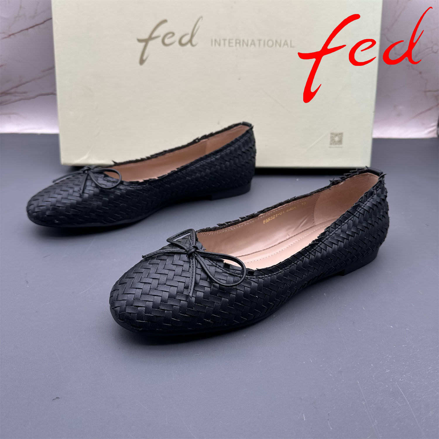 37码fed/艾芙伊迪撤柜断码女鞋内里羊皮平底防滑圆头浅口编织单鞋,女鞋,浅口单鞋,淘宝优惠券,粉丝福利购,淘宝优惠卷