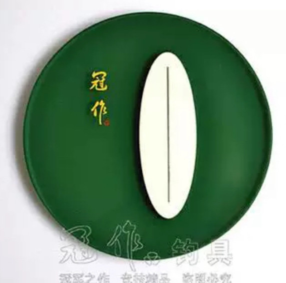 冠作 透明单磁拉饵盘 弧形强力拉饵盘 竞技亚克力超强磁力饵料盘
