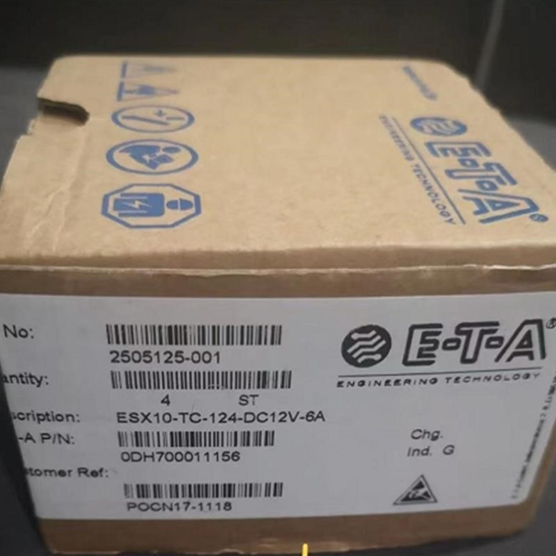 E-T-A ESX10-TC124-DC12V-6A 2505125-001 POCN17-1118 0DH700011