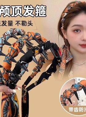 宫廷繁花飘带发箍女2025年新款