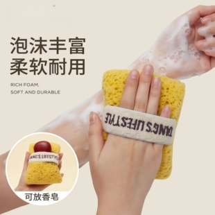 三合一肥皂袋起泡网家用搓澡洗脸海绵香皂袋超柔软加厚沐浴棉手套