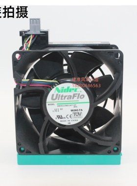 H80E12BS1A7-07原装服务器机箱风扇Nidec8038 12V 1.76A散热器8cm